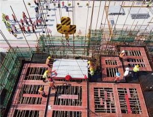 上海宝冶:首吊成功高质量建设瑶海区最大装配式建筑